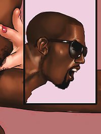 Naked Taylor Swift on this interracial comics start up performing sexual blowjob for Kanye West's massive ebony schlong