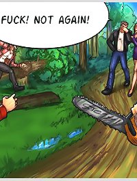 Amazing cartoon sex games with amateur girl gang banged in the park