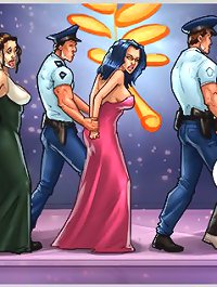 We now congratulate the winner of the award for best sex comics actress