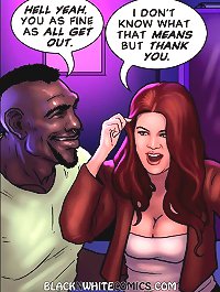 I dont know what that means on these interracial cartoons. Come closer and Ill tell you what it means
