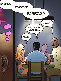 Fuck this black cock is rock hard on these interracial comics, unlike my limp dick husband
