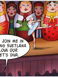 Hot porn cartoons with ballet diva starving to hard fuck