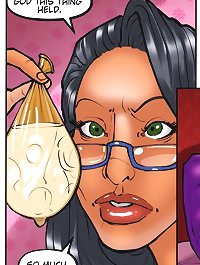 Cute interracial toons star is covering her naked body with jizz