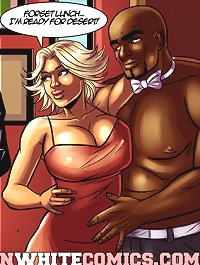 Interracial cartoon porn. If I suck your dick Rex will be on the team right? Yes girl, suck it!